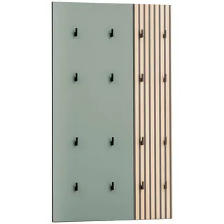 WELLTIME Garderobenpaneel Alexa 73,5 x 109 x 2,6 cm Grün