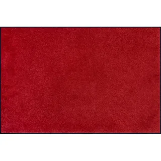Fußmatte "Original Uni, Schmutzfangteppich" Gr. 3, rot, B:120cm H:9mm L:180cm, Kunstfaser, WASH+DRY BY KLEEN-TEX, Teppiche, Fußmatte, Schmutzmatte, rutschhemmend, auch als Läufer erhältlich