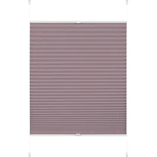 Plissee GARDINIA "EASYFIX Greta" Gr. 7, beige (perlmuttfarben), B:80cm H:220cm, Obermaterial: 100% Polyester, Plissees, Plissee, inkl. dezenter Abdeckleiste (Staubschutz)