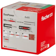 Bild von DUOPOWER 8x65 LD 2-Komponenten-Dübel, 65mm 8mm 538251