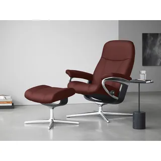 Stressless Relaxsessel Consul Leder 78 x 97 x 70 cm rot