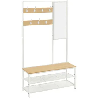 VASAGLE Garderobenständer HSR415W09 Weiß