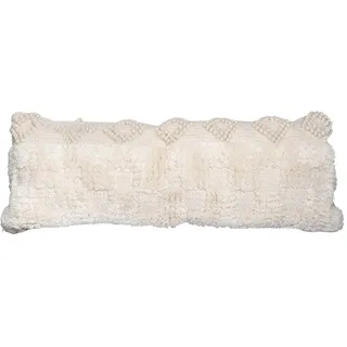 Zierkissen , Naturfarben , Textil , Füllung: Polyester,Polyester , 35x95x15 cm , ISO 9001, Care & Fair, Global Recycled Standard (Grs), GoodWeave , hochwertige Qualität, mit Fransen , Heimtextilien, Wohntextilien, Kissen, Zierkissen