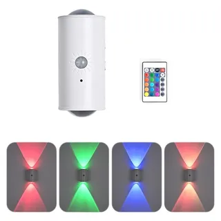 INF Smart Sensor Doppelscheinwerfer LED PC 11cm x 4.8cm x 4.8cm Flur Weiß - Weiß