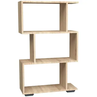 VCM Raumteiler Standregal 60 x 24 x 97 cm Braun