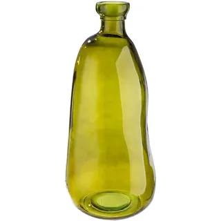 Gilde "Bodenvase bauchig; organisch Organical grün H. 51 cm", grün,