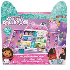 Spin Master Games Gabby's Dollhouse, Das MIAU-tastisches Spiel - Brettspiel zur beliebten Vorschulserie auf Netflix, für 2-4 Spieler, ideal für Kinder ab 4 Jahren