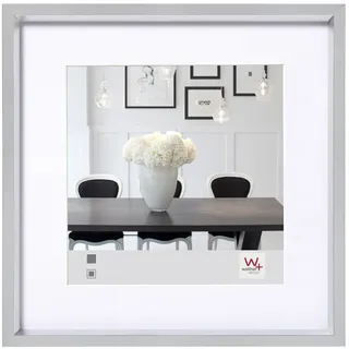 walther design Steel Style modern silber 30x30 cm 2er Set
