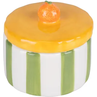 Villa d'Este Home Tivoli 2004 Obst-Life-Keramiktopf mit Mandarinen-Design, 160 ml