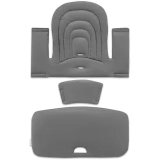 hauck Sitzkissen, Dark Grey - Kompatibel mit Highchair Baby Seat Sitzverkleiner für Alpha+, Beta+ & Arketa, OEKO-TEX® STANDARD 100, Baby Sitzauflage Weich Gepolstert, Waschbar, Pflegeleicht, Robust