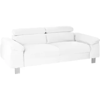 Cotta Couch Kunstleder 3-Sitzer Weiß