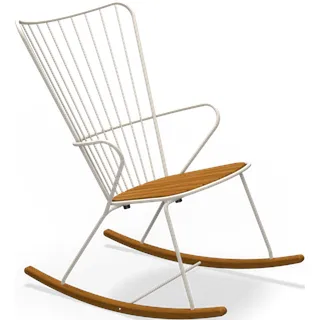 HOUE PAON Schaukelstuhl Bambus/Stahlgestell