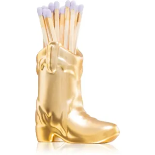 Paddywax Cowboy Boot Match Holder Streichhölzer Gold Metallic 25 g