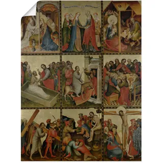 Artland Kunstdruck »Goldene Tafel. Außenflügel II« Religion 1 Stk. tlg. als Leinwandbild, Wandaufkleber oder Poster in versch. Größen, bunt