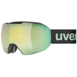 Uvex Epic Attract S Skibrille Für Damen - Black Matt / Black Matt - Mirror Opal Contrastview Yellow Clear/CAT2+Yellow Clear/CAT1