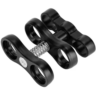 SolUptanisu Tauchlampe,Tauchlicht Halterung Adapter Aluminiumlegierung Verstellbar Unterwasser Sport Kamerahalterung Arm Ball Base Für, Sj Cam