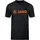 T-Shirt Schwarz-Meliert/Neonorange 164