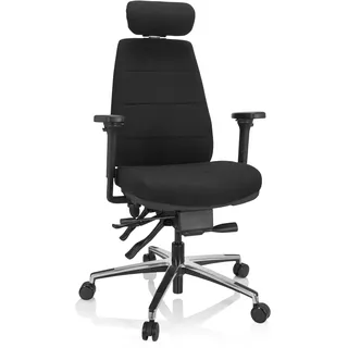 HJH Office Phoenix PRO I Stoff Schwarz