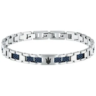 Maserati Iconic Armband Herren Edelstahl silber JM225AVD87 Größe 18,5 cm