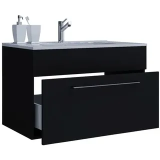 VCM my bath Badmöbel-Set Badinos 914839 schwarz 60,0 x 46,0 x 50,0 cm