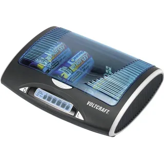 VOLTCRAFT P-600 Rundzellen-Ladegerät NiMH Micro (AAA), Mignon (AA), Baby (C), Mono (D), 9 V Block