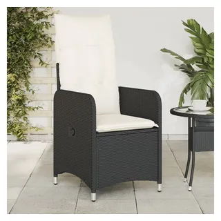 vidaXL Gartensessel 54,5 x 58,5 x 92 cm schwarz