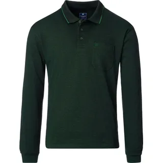 Redmond - Herren Polo-Shirt Langarm (252880700), Größe:XL, Farbe:Grün(600) - Grün