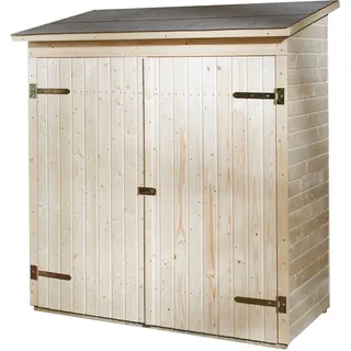 Weka Gartenschrank 361 A 1,6 x 0,85 x 1,9 m natur