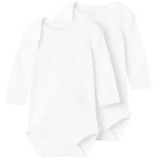 NAME IT Nbnbody 2P LS SOLID WHITE Noos, Bright White,