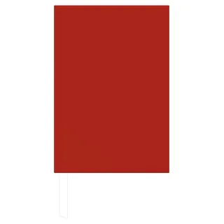 Buchkalender 1T/1S 336S rot 2027: Tagesplaner 15x21 cm mit 7 Tagen auf 6 Seiten, Zeiteinteilung 7-19 Uhr, Tages- & Wochenzählung, Leseband & Eckenperforation für Arbeit & Studium