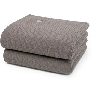 Ross Waffelpique Kinderhandtuch 50 x 100 cm grau