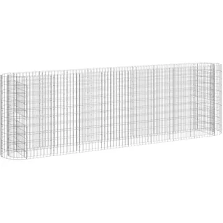 vidaXL Gabionen-Hochbeet Verzinktes Eisen 330x50x100 cm
