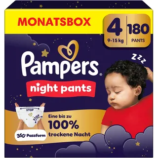 Pampers Baby-Dry Night Pants Gr. 4 (9-15 kg) 180 St.