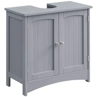 VASAGLE Waschbeckenunterschrank 30 x 60 x 60 cm Grau