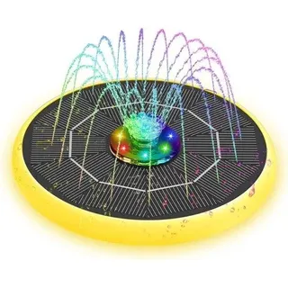 Solar-Pumpe mit Brunnen und LED-Beleuchtung - Bunt