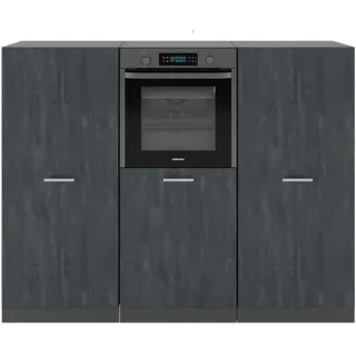 Vicco Küchenzeile R-Line 180 cm Schwarz