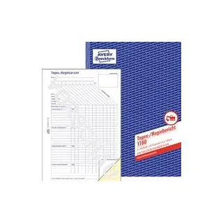 AVERY Zweckform Tages-/Regiebericht Formularbuch, 1 St.