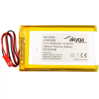 Akyga LiPo Akku 3,7V 4000mAh