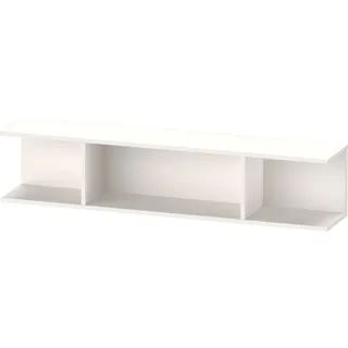 Duravit Ketho.2 Wandregal, 150x800x170mm, 3 offene Fächer, K21208084840000, Farbe: Weiß Supermatt Dekor