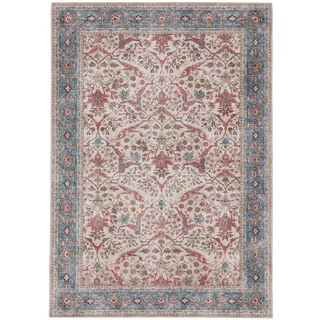 benuta Pop Teppich Laury Multicolor 200x300 cm , Textil , Orientalisch , Rechteckig , 200x300 cm , Gots , wasserabweisend , Teppiche und Böden, Teppiche