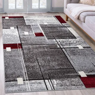 OTTO home Deblin Kurzflorteppich 240 x 320 cm Rot