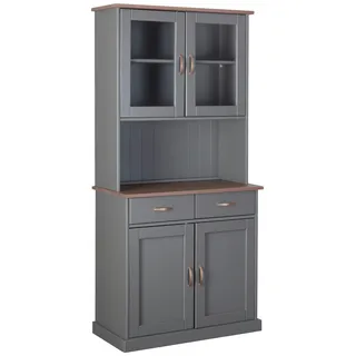 Interlink Buffetschrank Luzerna 5.1 90 x 190 x 45 cm Grau/Sepia