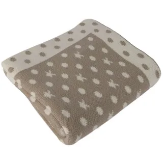 Betires Home Babydecke beige 90 x 90 cm
