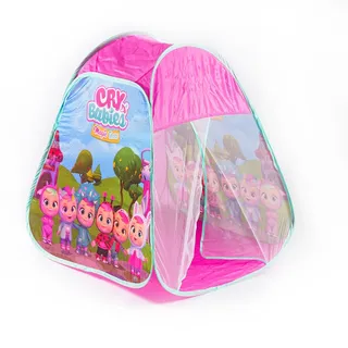 Agr ODS - Cry Babies Pop Up Zelt, Zelt für Kinder, Maße 80 x 90 x 80 cm, sofortiges Öffnen und Schließen, Empfohlenes Alter 2+ Jahre
