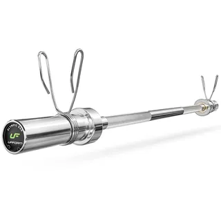 UpForm Olympia Langhantelstange 120 cm Ø 50 mm Hantelstange silber 10 kg