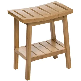 5 five simply smart Aufbewahrungshocker Bambus 25 x 46 x 40 cm Braun