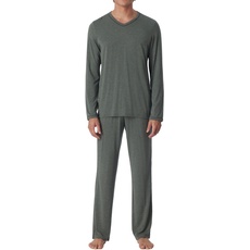 Schiesser Herren Schlafanzug Lang Pyjamaset, Jade 1, 52