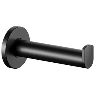 KEUCO PLAN Toilettenpapier-Ersatzrollenhalter, verdeckte Befestigung, 1 Rolle, 14963370000, Farbe: Schwarz Matt