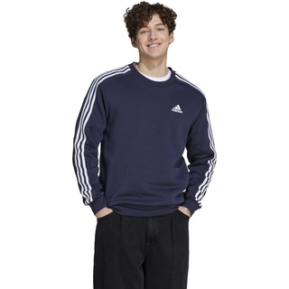 Adidas Herren Essentials Fleece 3-Stripes Sweatshirt, Legend Ink,