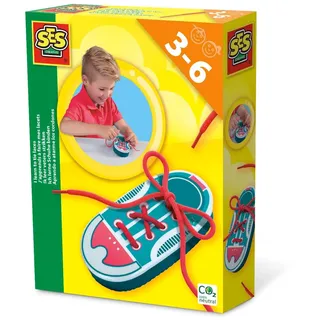 és SES Creative 14629 Ich lerne Schuhe binden, Mehrfarbig, Eine Größe